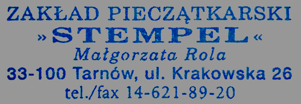 PIECZĄTKI - Tarnów
