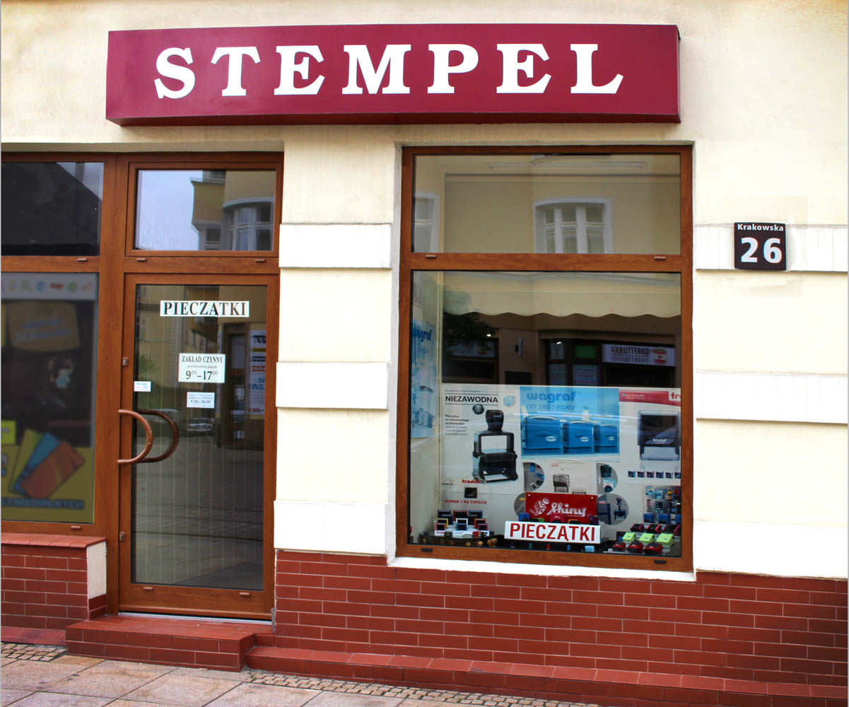 STEMPEL Rola - pieczątki TARNÓW - ul. Krakowska 26 STEMPEL Rola - pieczątki TARNÓW - ul. Krakowska 26